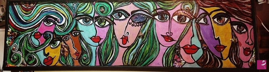 quadri in vendita online - Le donne che vogliono una vita a colori