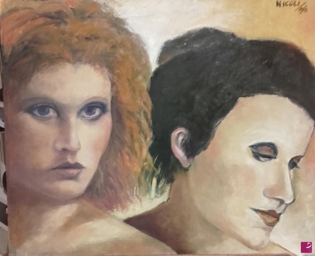 quadri in vendita online - LE DUE AMICHE