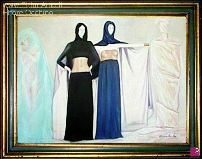 quadri in vendita online - Le età della donna