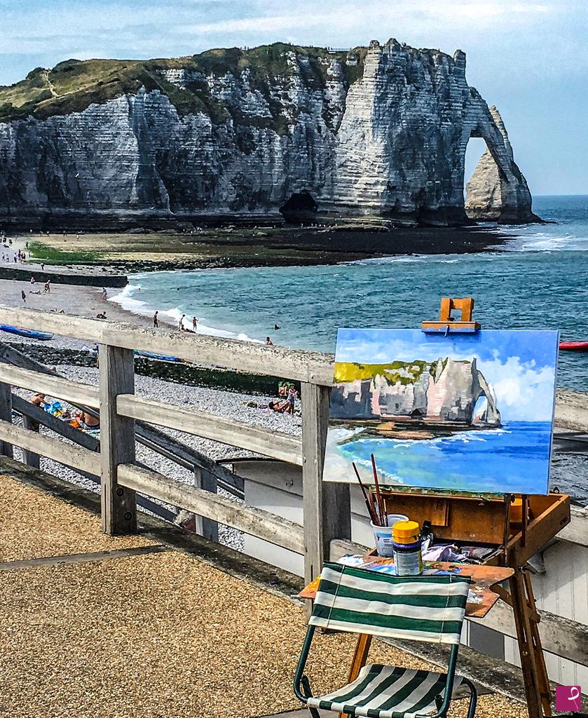 quadri in vendita online - le falesie di Etretat