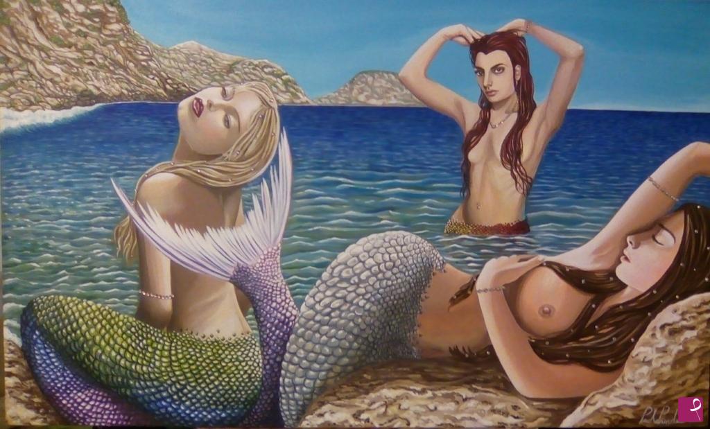 quadri in vendita online - Le figlie del mare