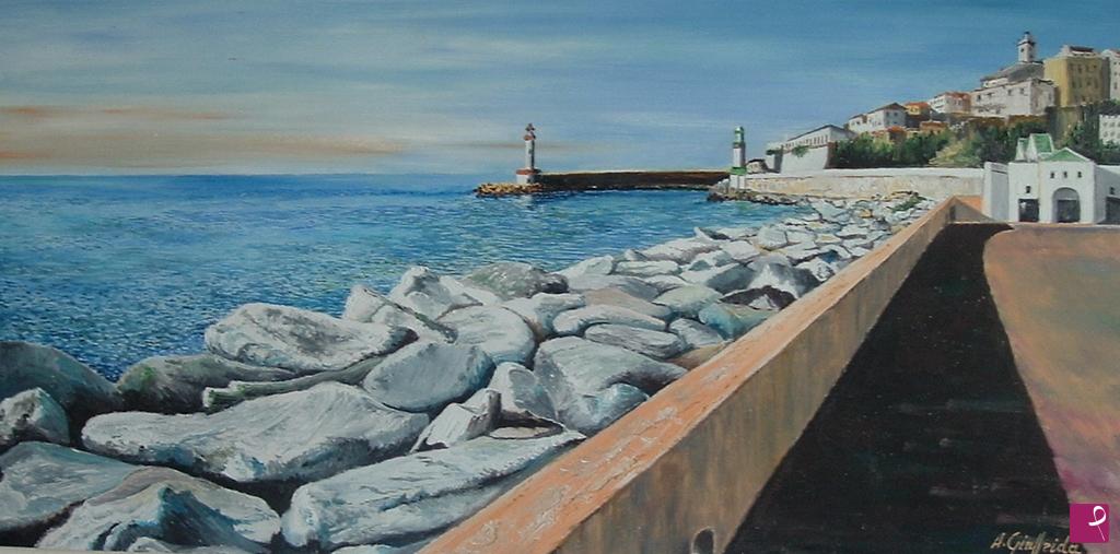 quadri in vendita online - LE  LANTERNE  ( porto vecchio di Bastia )
