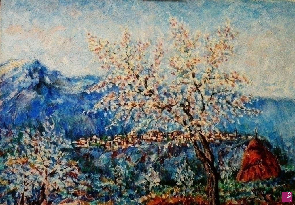 quadri in vendita online - LE MAINARDE A PRIMAVERA 