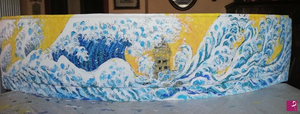 quadri in vendita online - Le mie onde di hokusai