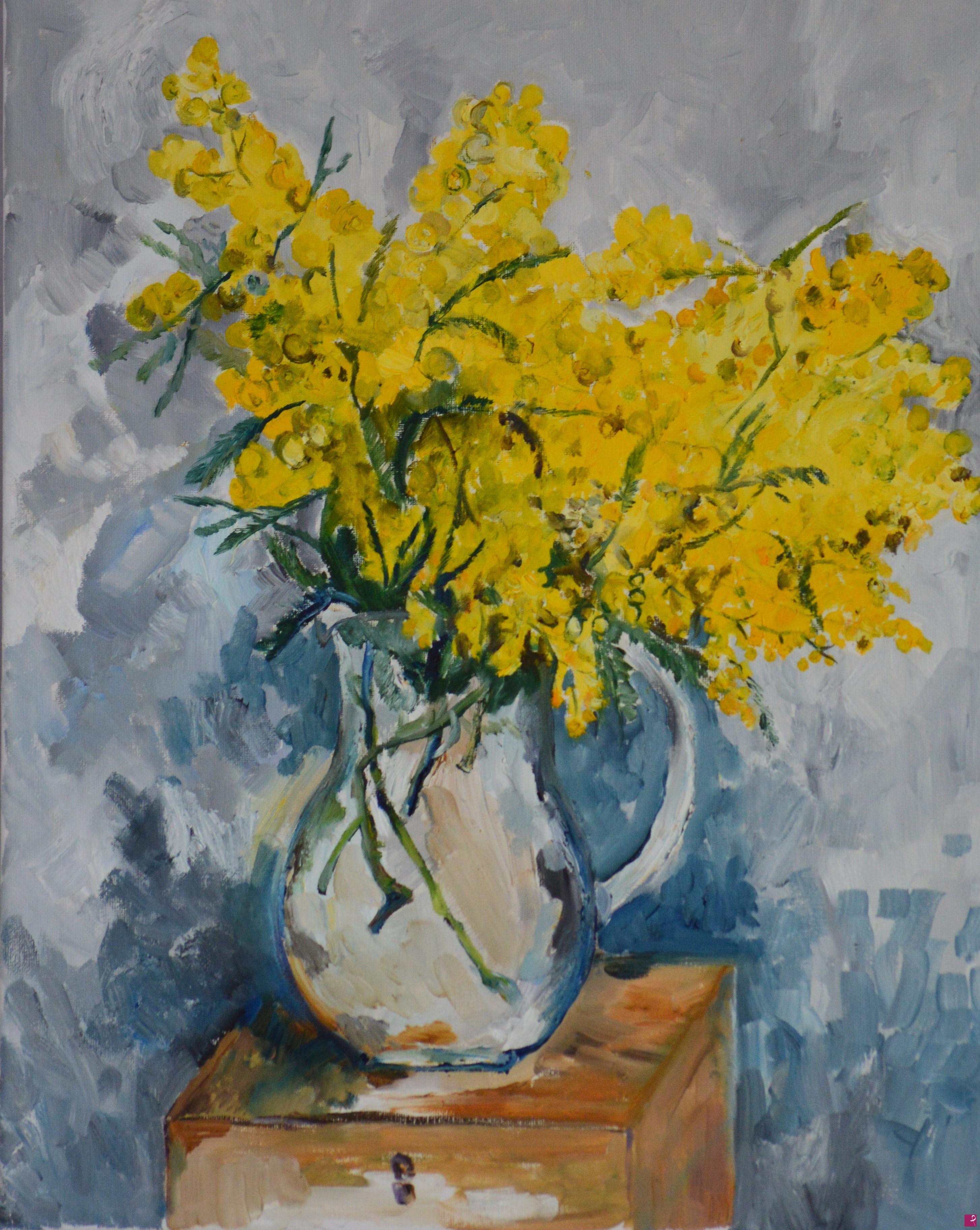 quadri in vendita online - Le mimose