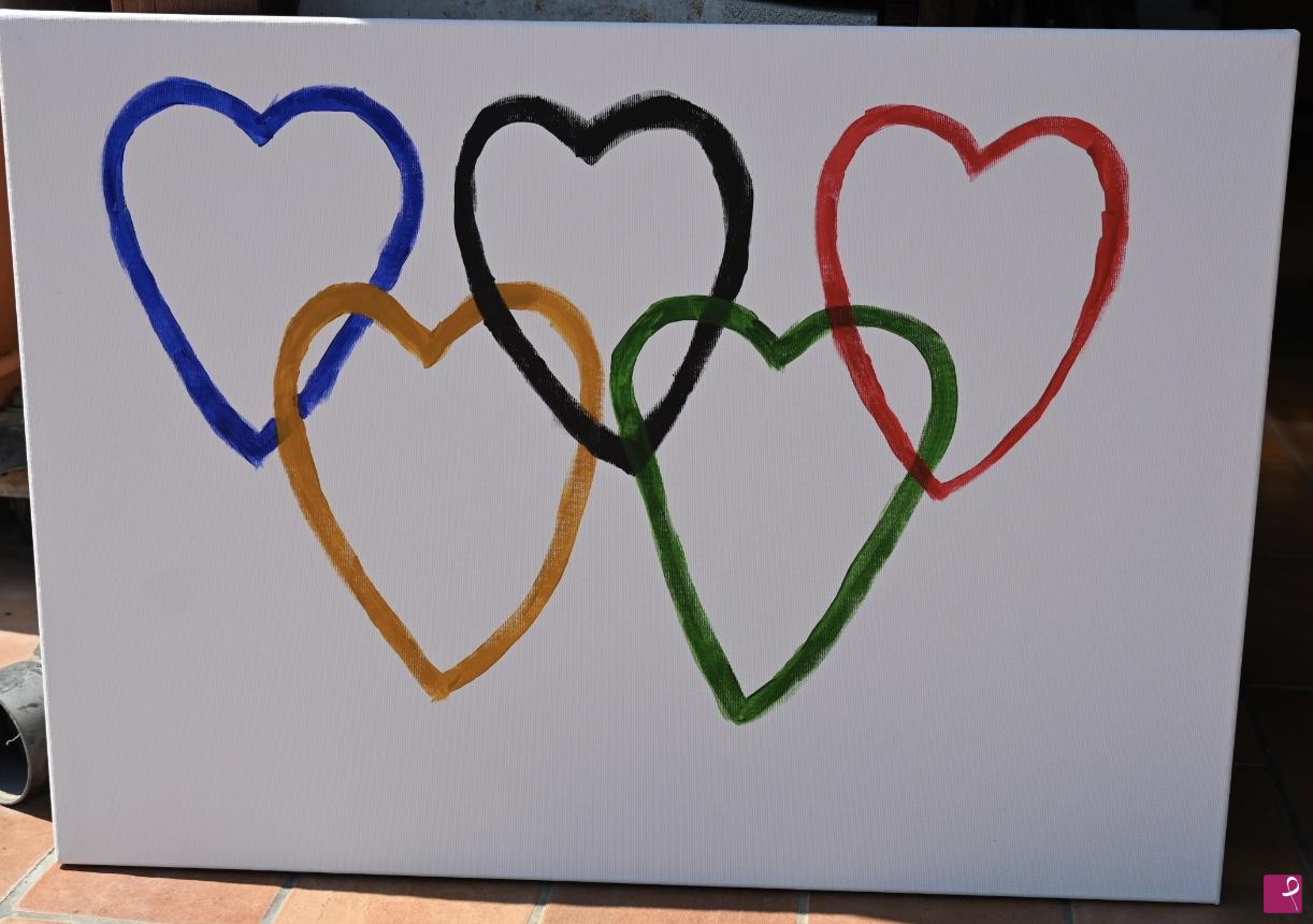 quadri in vendita online - Le olimpiadi del cuore 