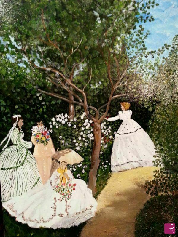 quadri in vendita online - Le ombre di Monet