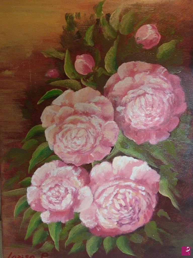 quadri in vendita online - Le peonie 