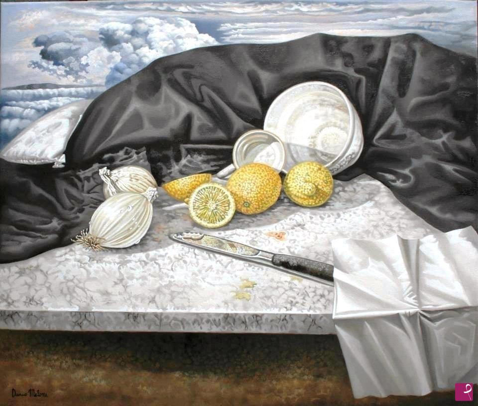 quadri in vendita online - " Le piccole cose" Olio su tela, natura morta.