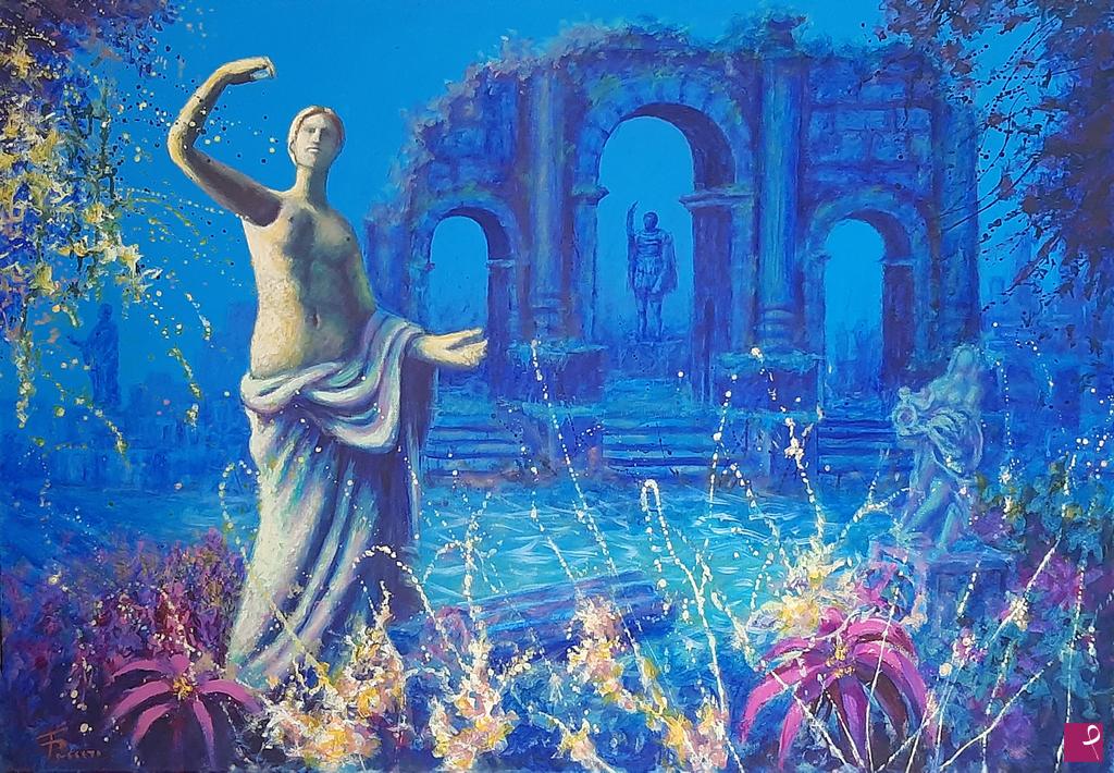 quadri in vendita online - Le quattro statue