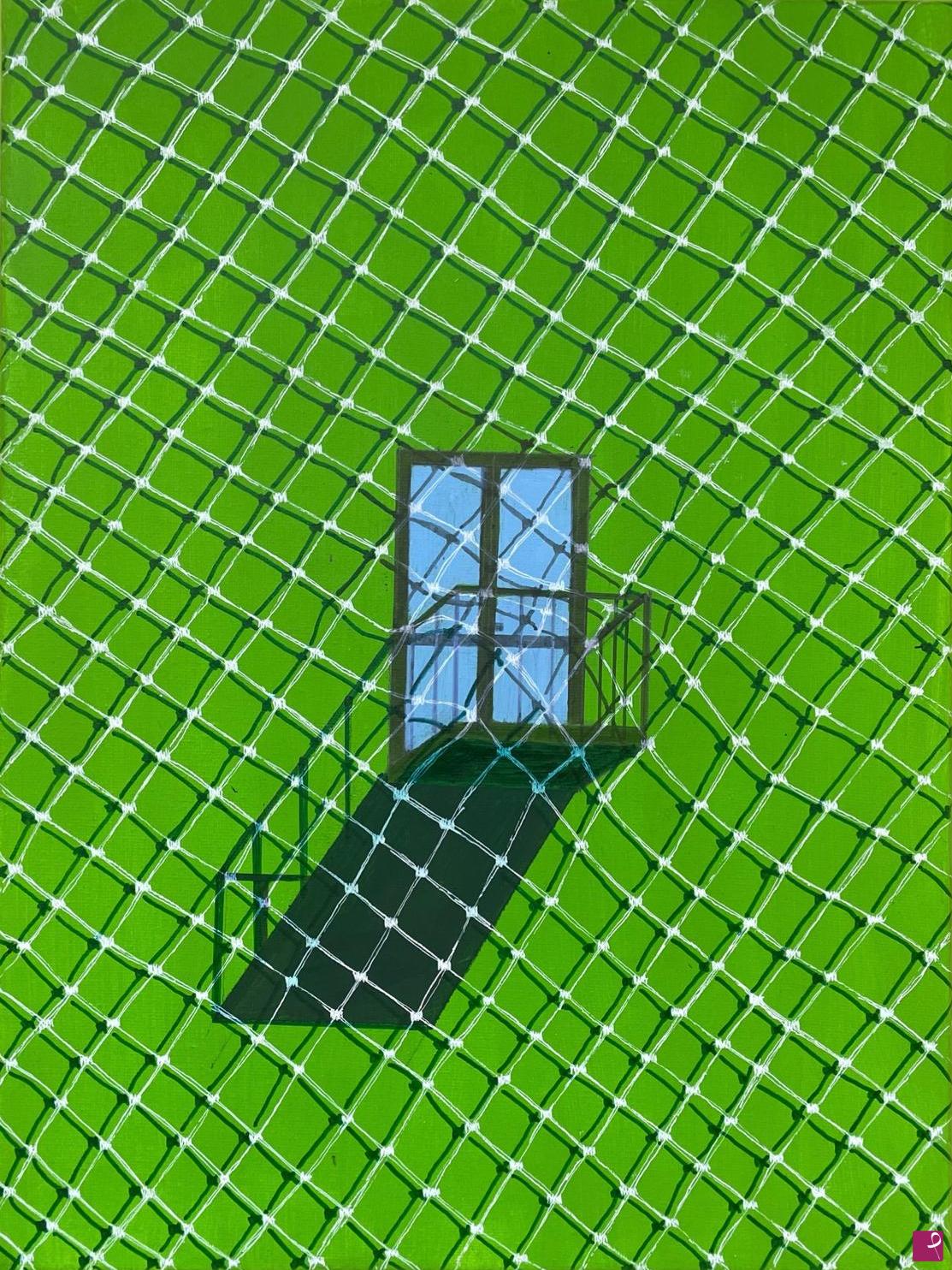 quadri in vendita online - LE RETI (VISIONE VERDE)