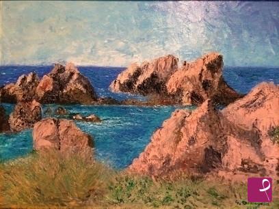 quadri in vendita online - Le rocce rosa della Gallura- 2012