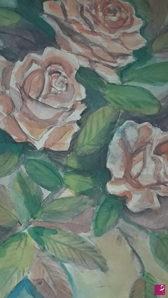 quadri in vendita online - Le rose