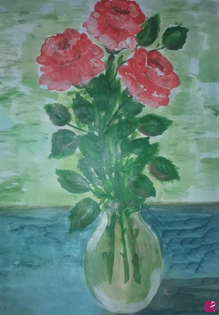 quadri in vendita online - Le Rose