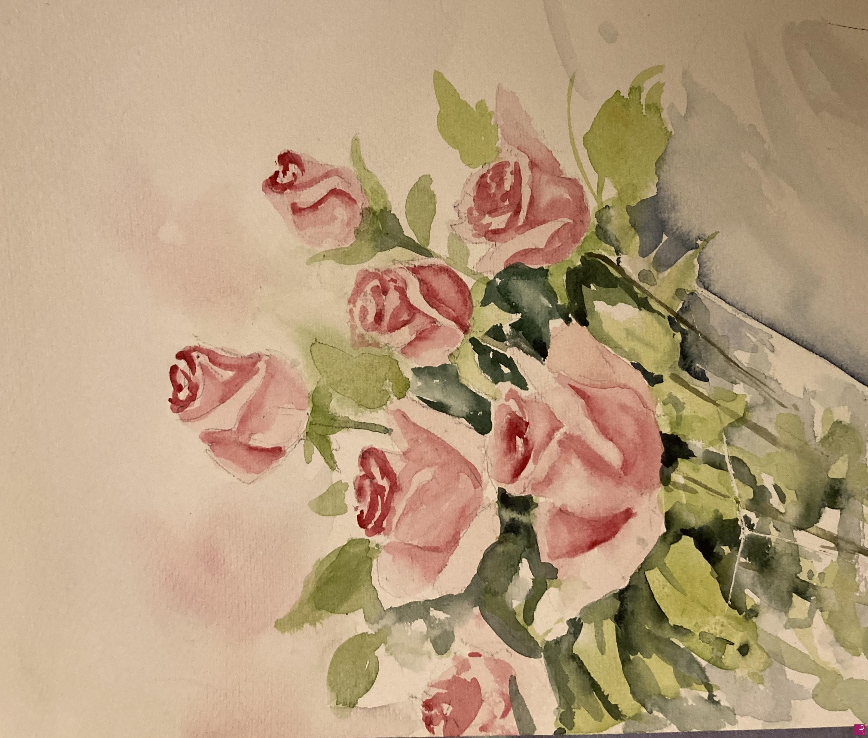 quadri in vendita online - Le rose