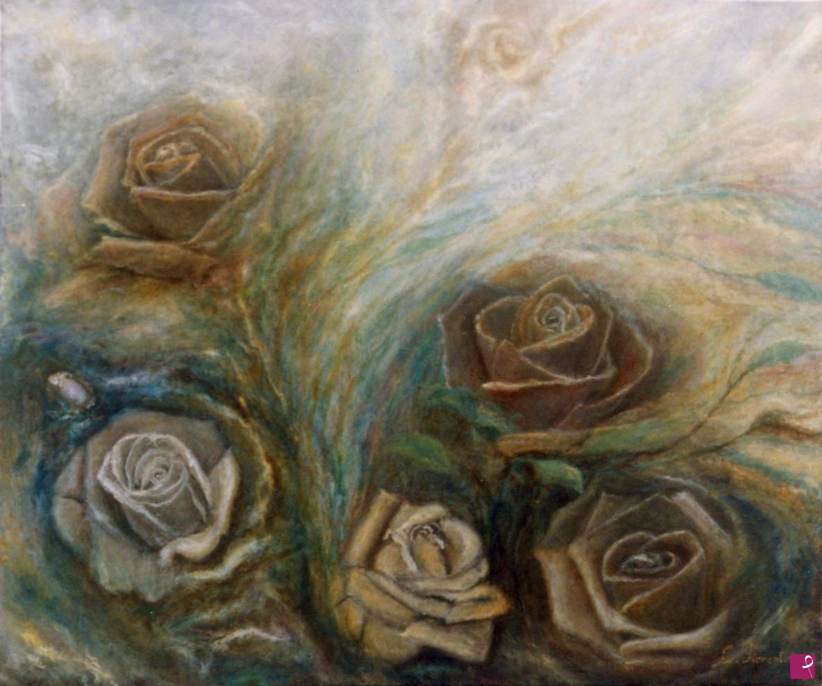 quadri in vendita online - Le rose