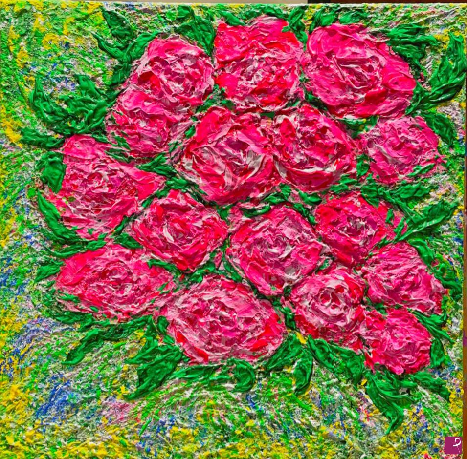 quadri in vendita online - “ Le rose per te”