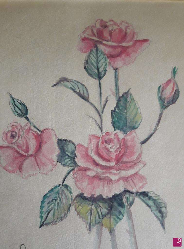 quadri in vendita online - Le rose teneri