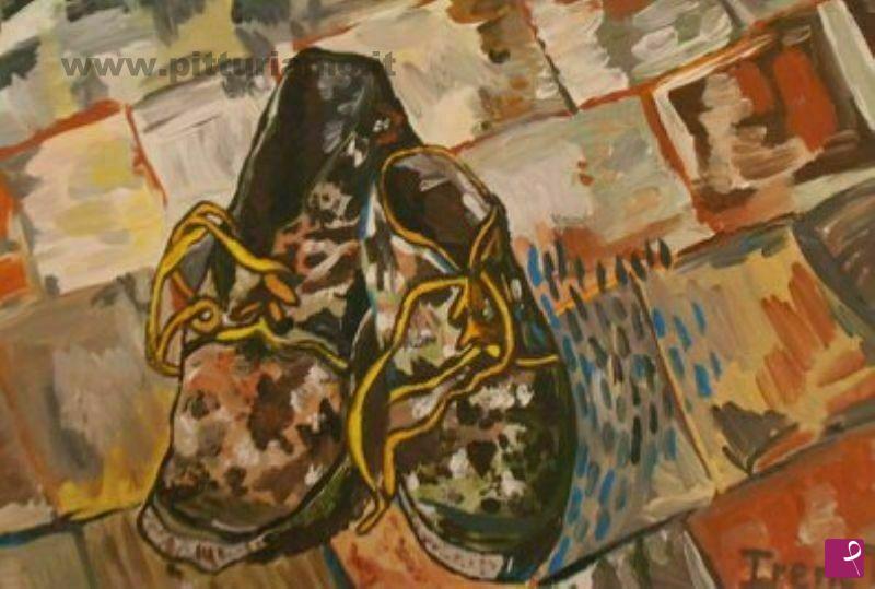 quadri in vendita online - Le scarpe