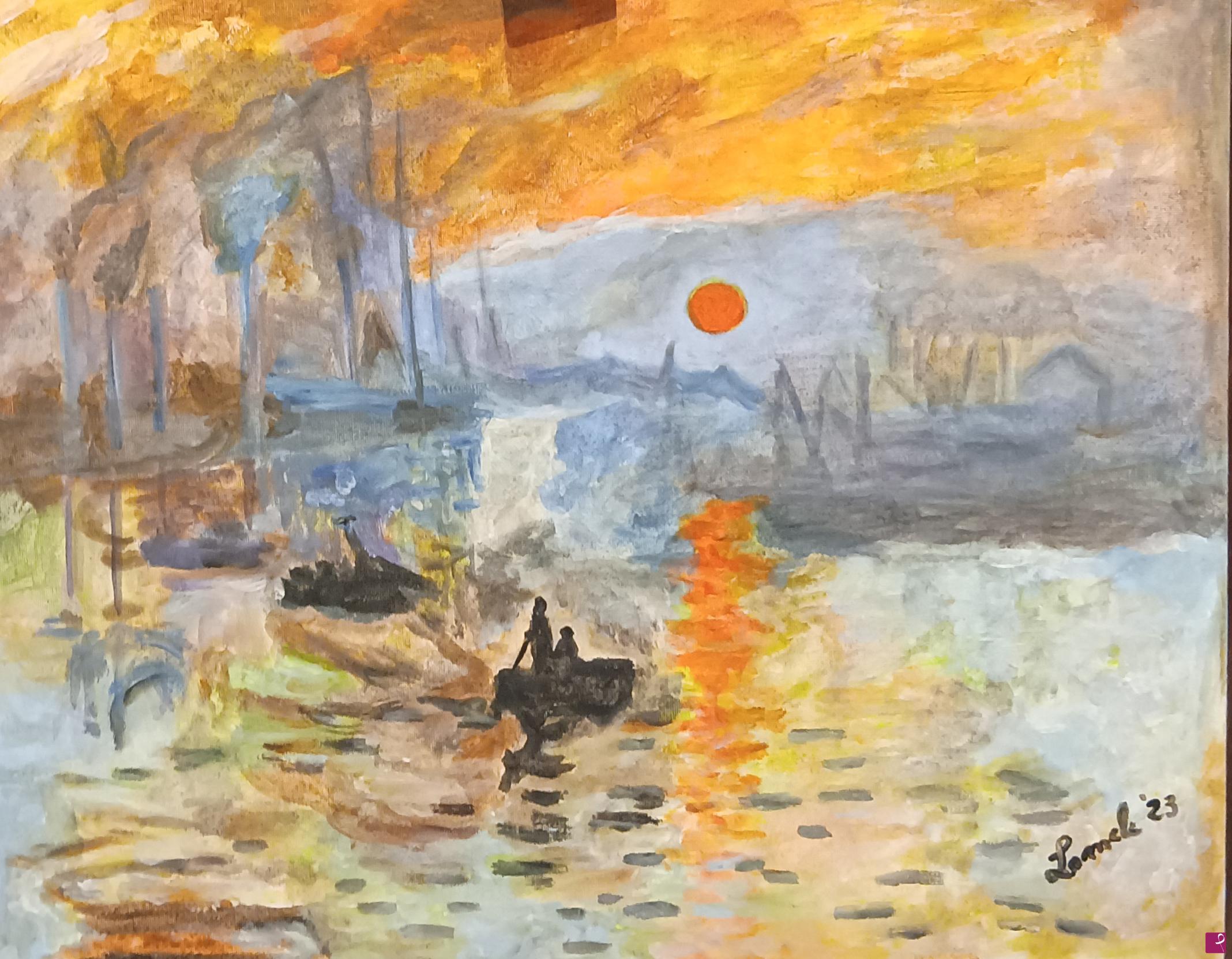 quadri in vendita online - Le soleil Levant 