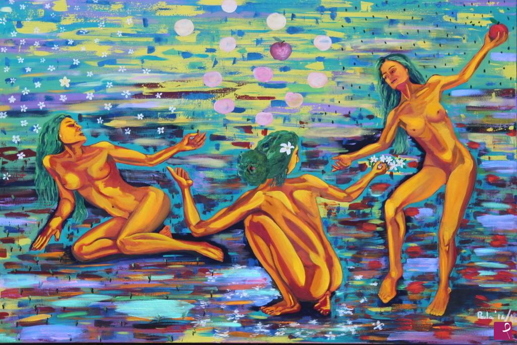 quadri in vendita online - LE TRE GRAZIE – THE THREE GRACES