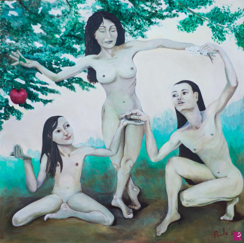 quadri in vendita online - LE TRE GRAZIE 2 – THE THREE GRACES 2