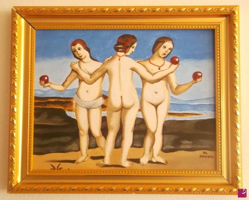 quadri in vendita online - le tre grazie