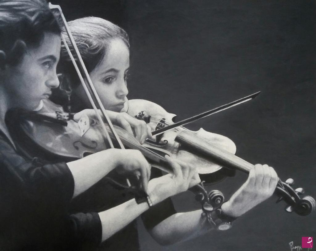 quadri in vendita online - LE VIOLINISTE