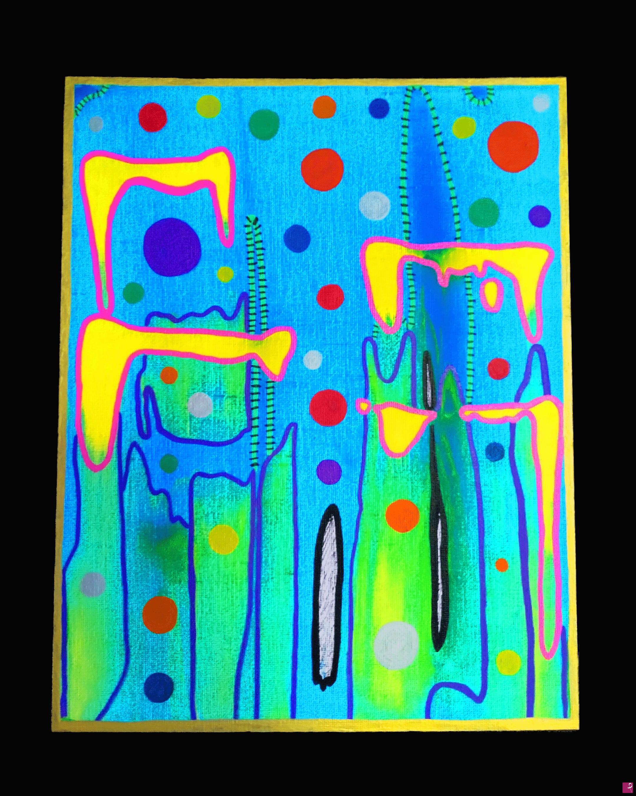 quadri in vendita online - Leaking Abstract #3