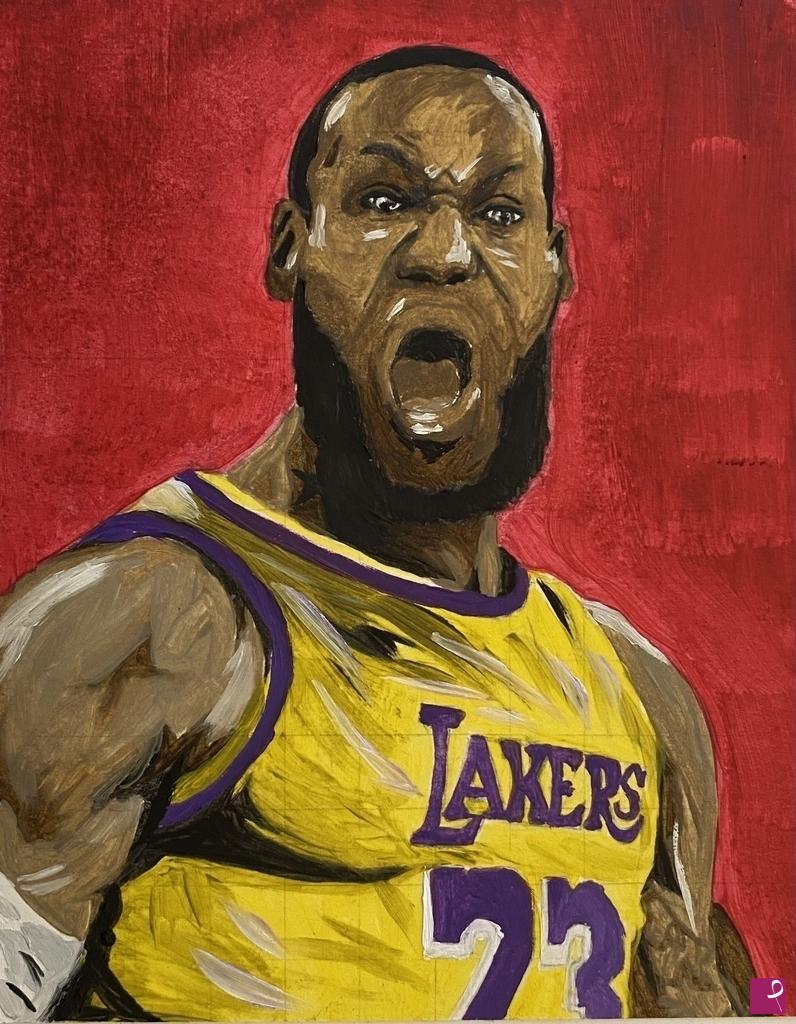 quadri in vendita online - Lebron James