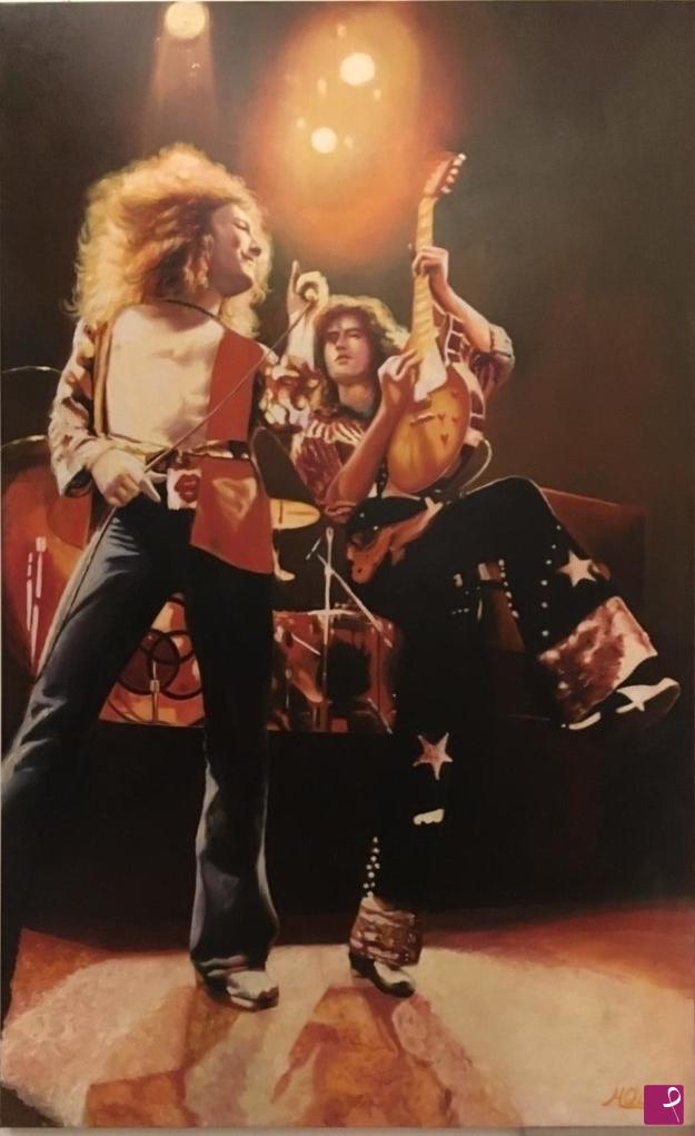 quadri in vendita online - Led Zeppelin 