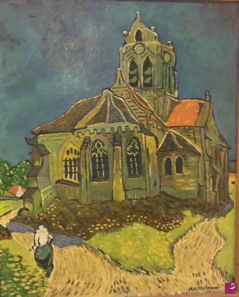 quadri in vendita online - L'Eglise des Auvers