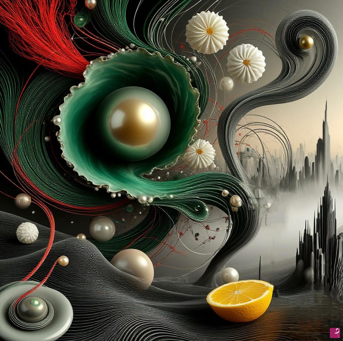 quadri in vendita online - Lemon pearls