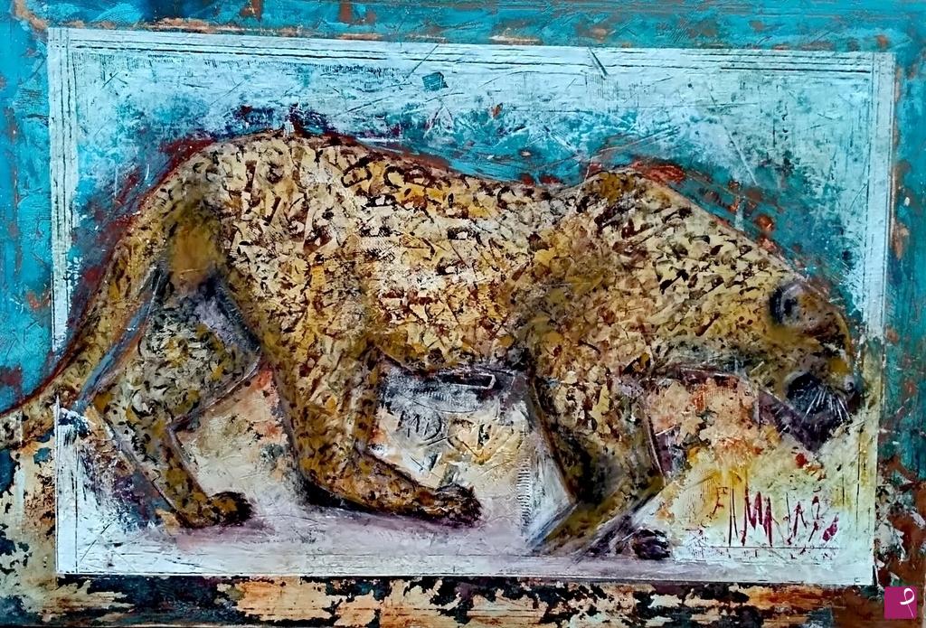 quadri in vendita online - Leopardo 