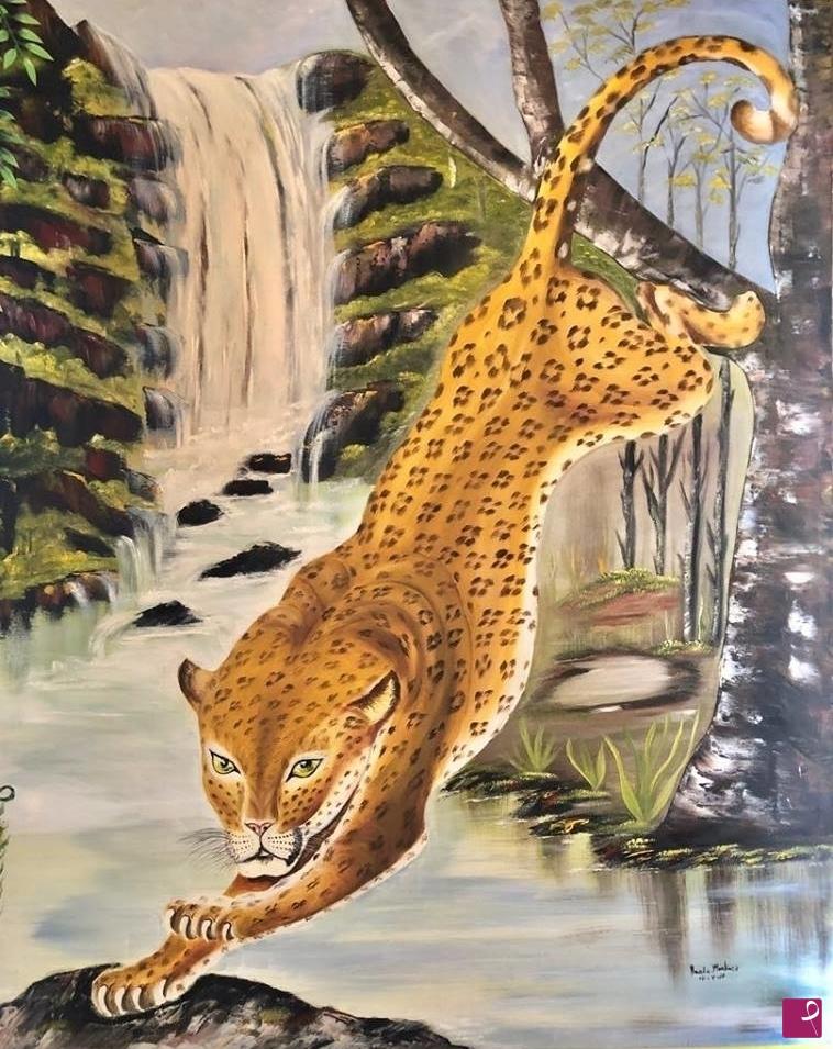 quadri in vendita online - Leopardo