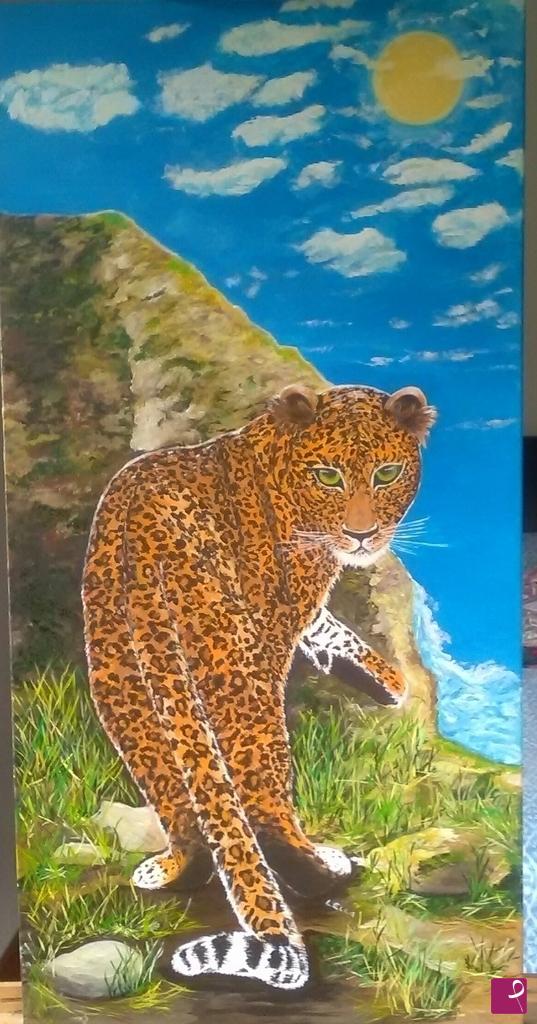 quadri in vendita online - Leopardo