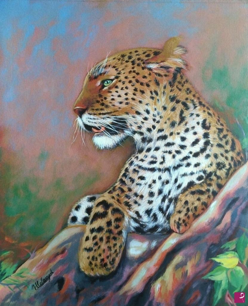 quadri in vendita online - Leopardo