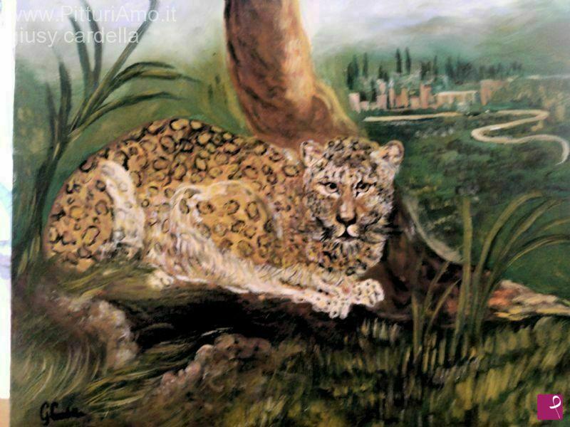 quadri in vendita online - leopardo