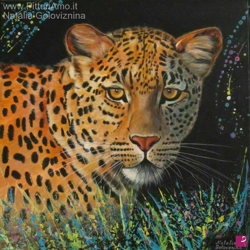 quadri in vendita online - Leopardo