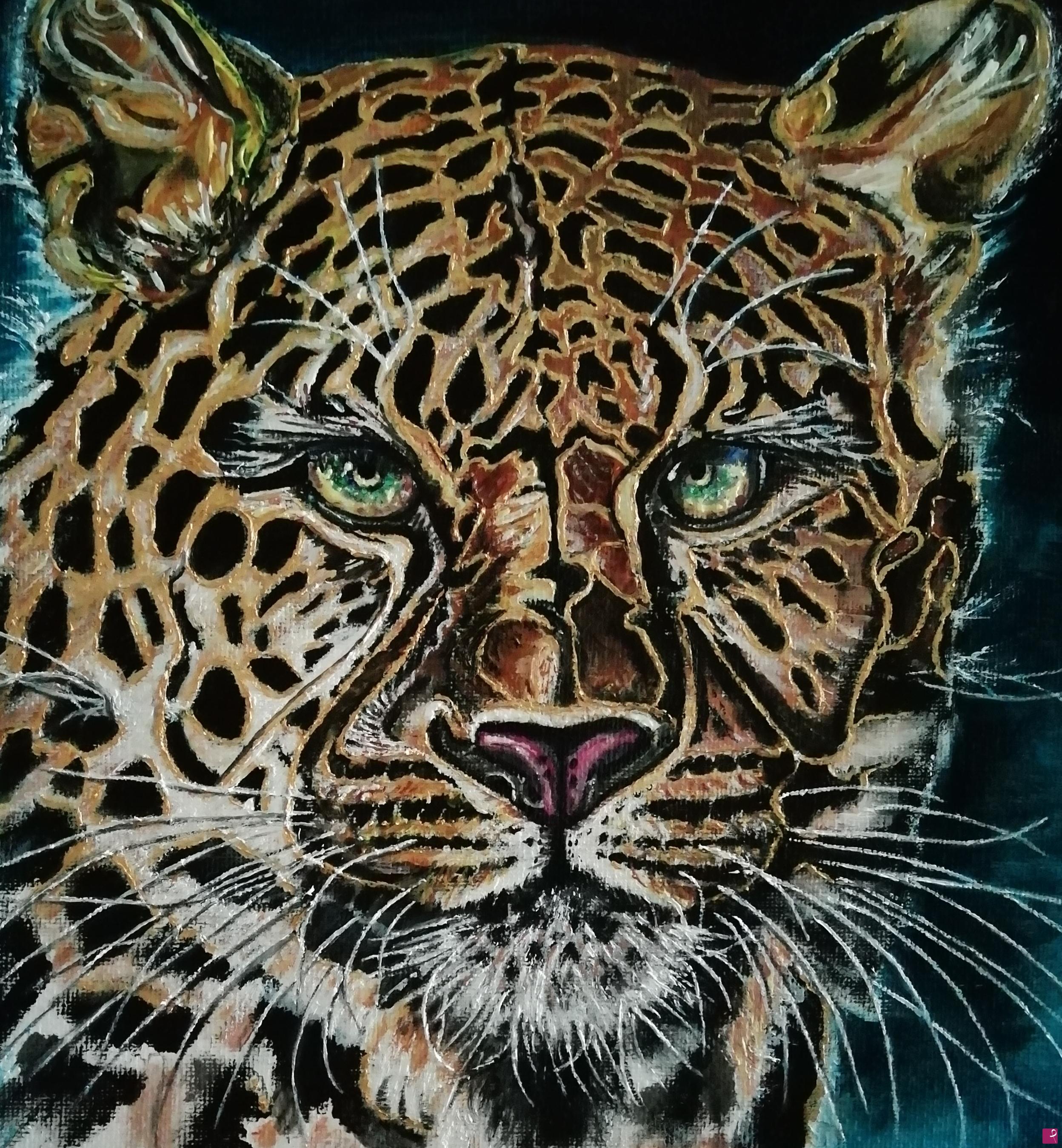 quadri in vendita online - Leopardo 
