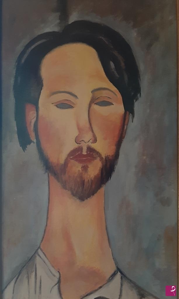 quadri in vendita online -  Leopold Zoborowski X (copia  di A. Modigliani