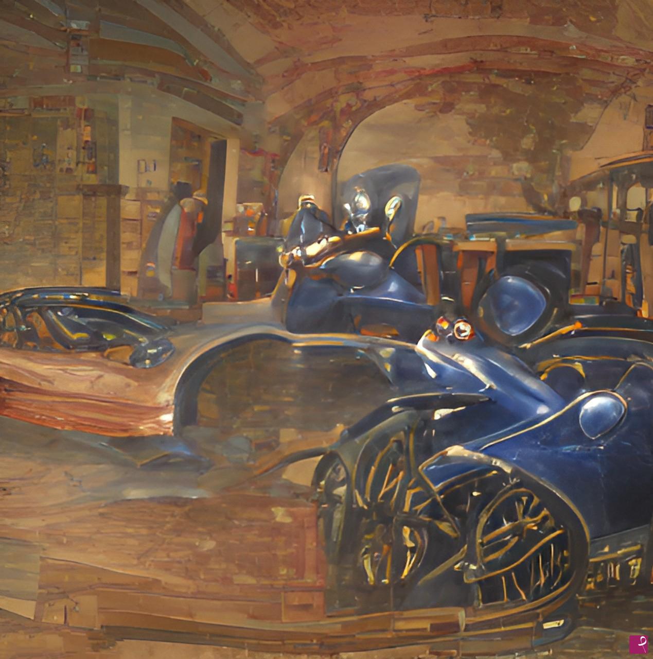 quadri in vendita online - Les Bugatti