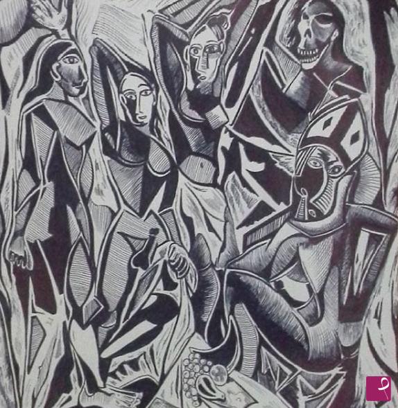 quadri in vendita online - Les Demoiselles d'Avignon- Picasso