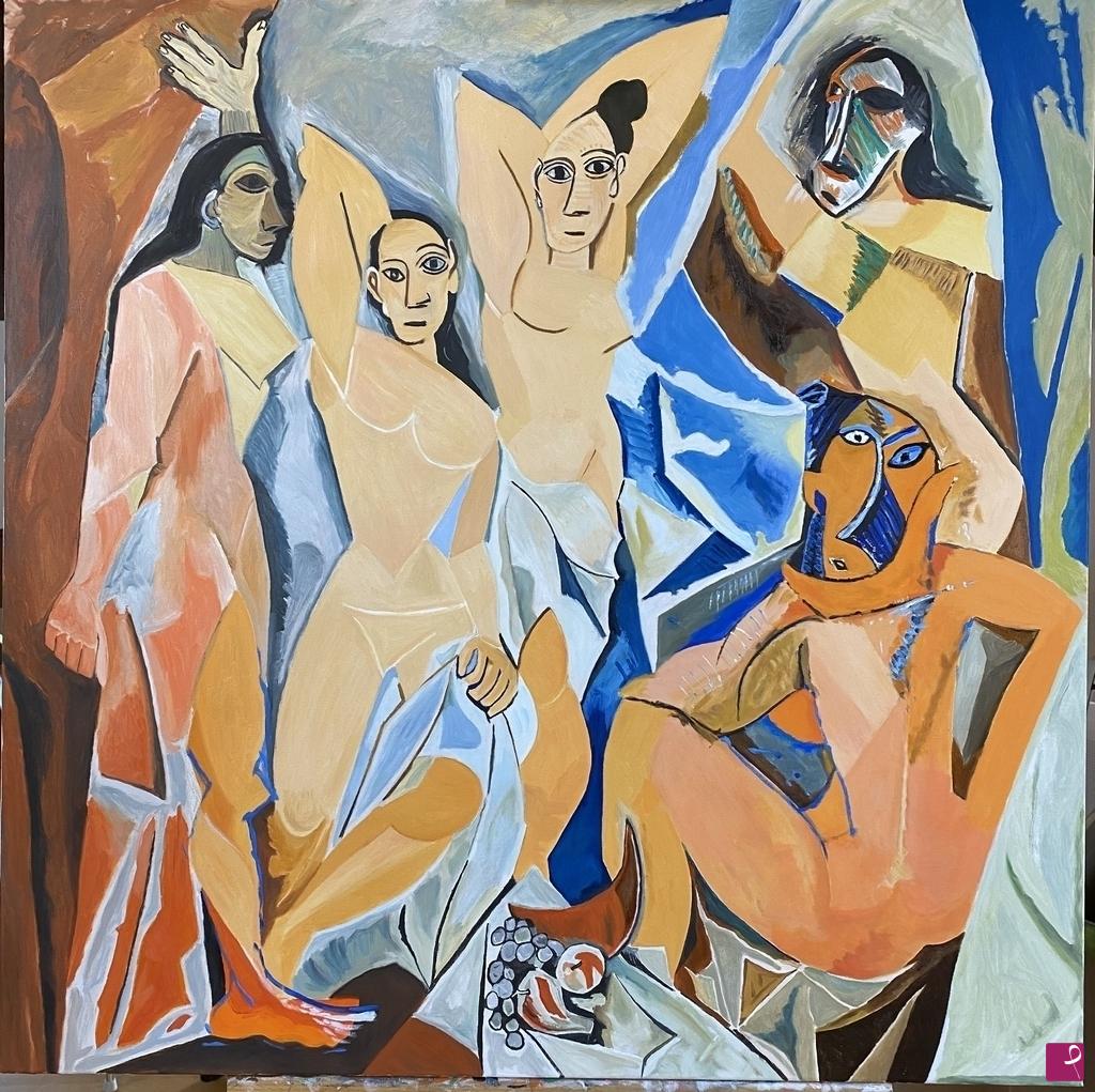 quadri in vendita online - Les demoiselles d’Avignon