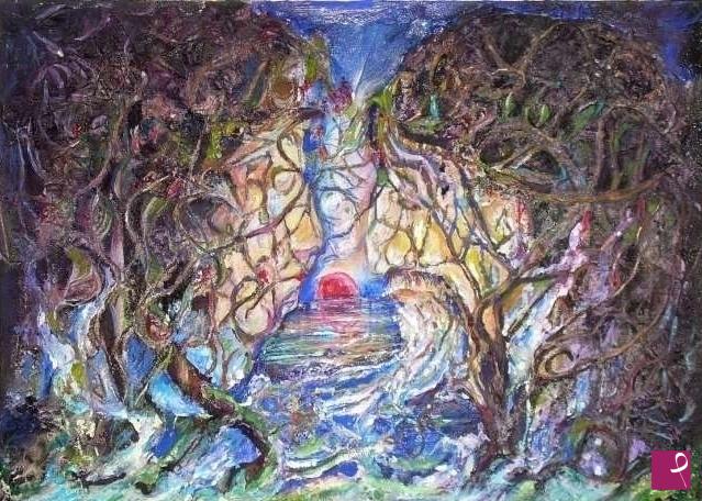 quadri in vendita online - L’essere: acqua, luce, calore, materia