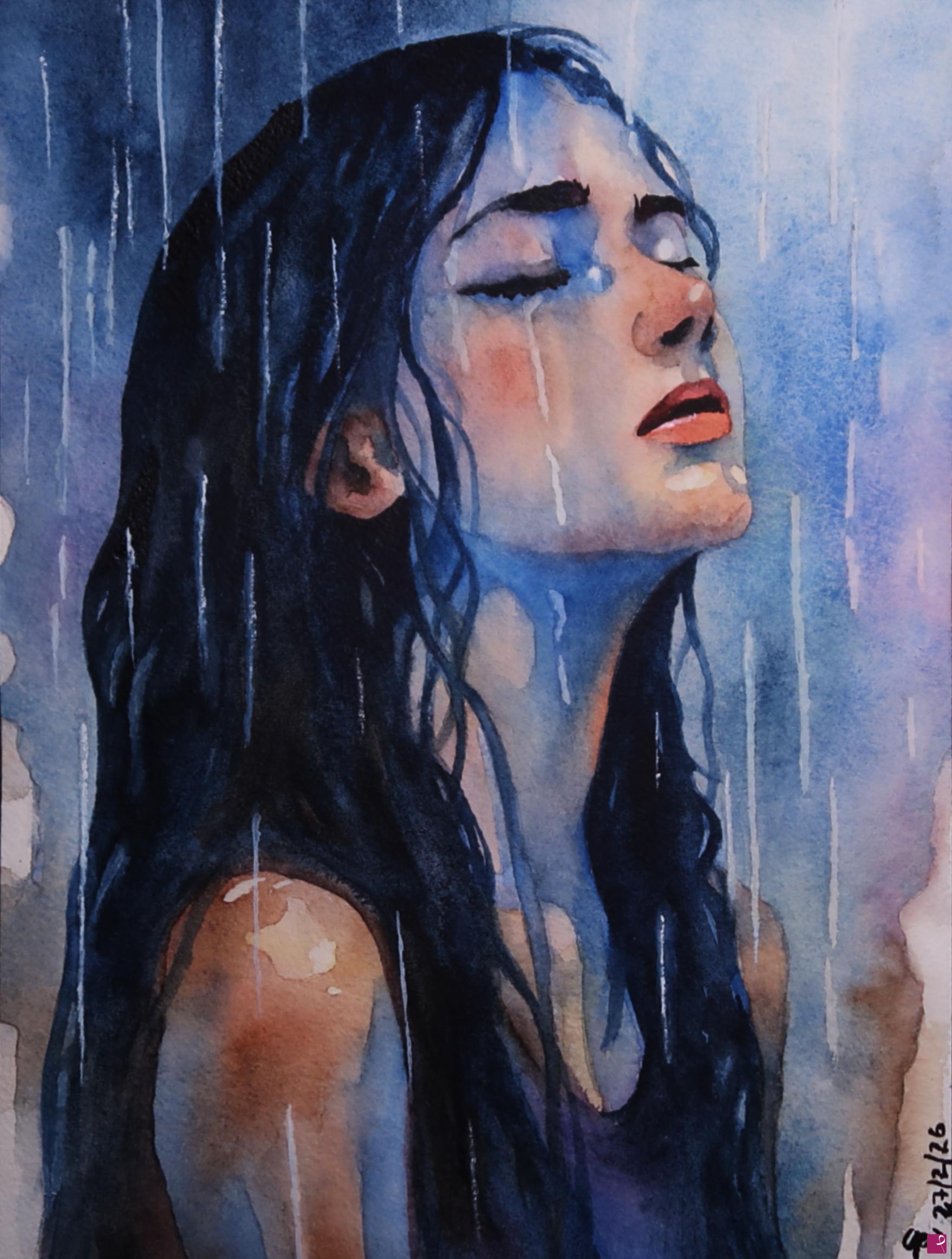 quadri in vendita online - Let It Rain