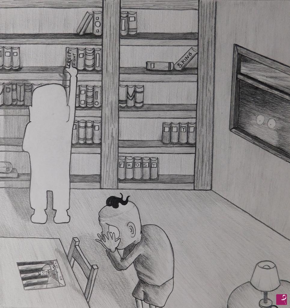 quadri in vendita online - Let the mistery be. Serie Creepy Night.
