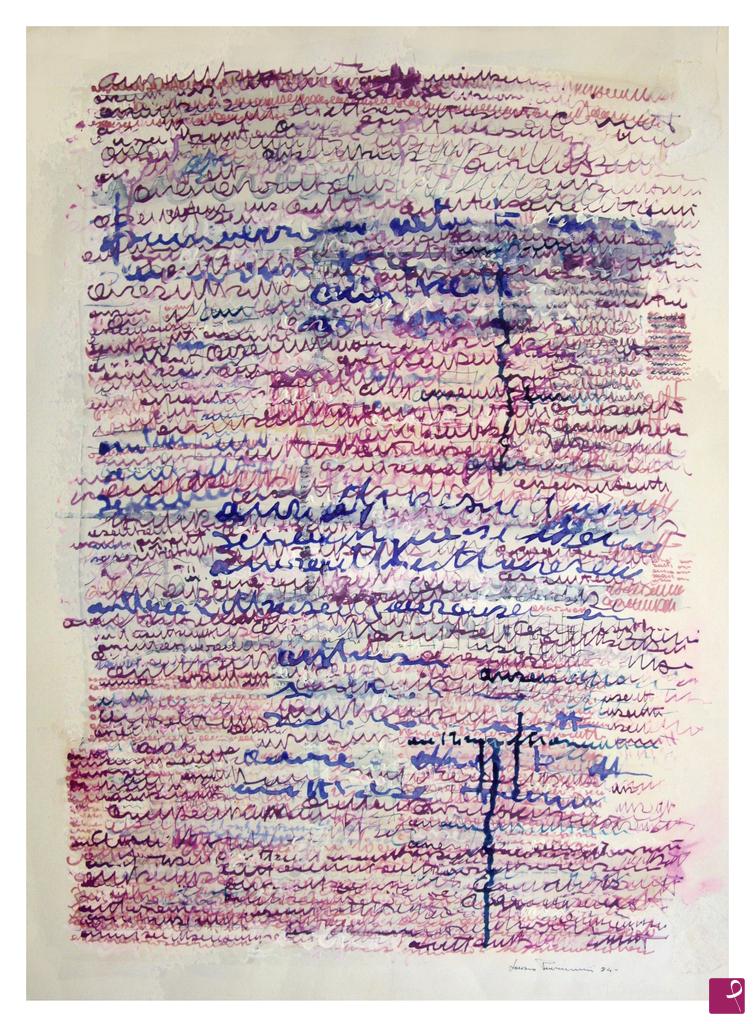 quadri in vendita online - Lettera cromatica 3 -1984