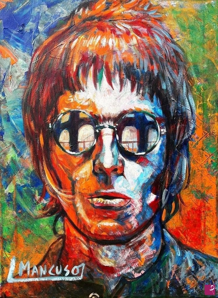 quadri in vendita online - Liam Gallagher ritratto