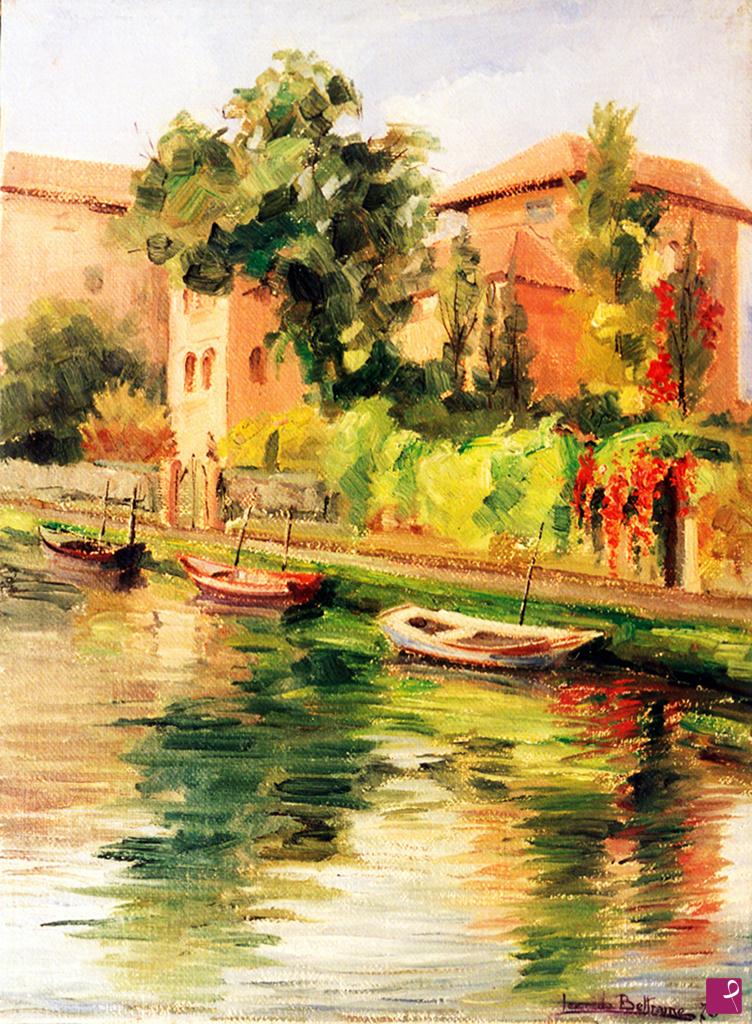 quadri in vendita online - LIDO DI VENEZIA: RIO LEPANTO